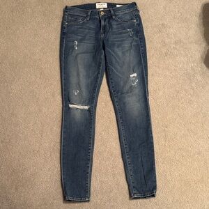 Frame Le Skinny de Jeanne in Jewel Women's Skinny Jeans 26